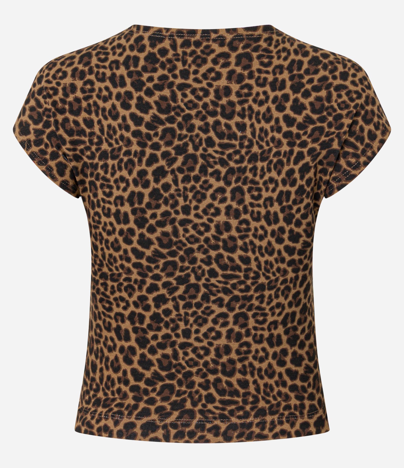 Blusa em Algodão com Estampa Oncinha Marrom 5