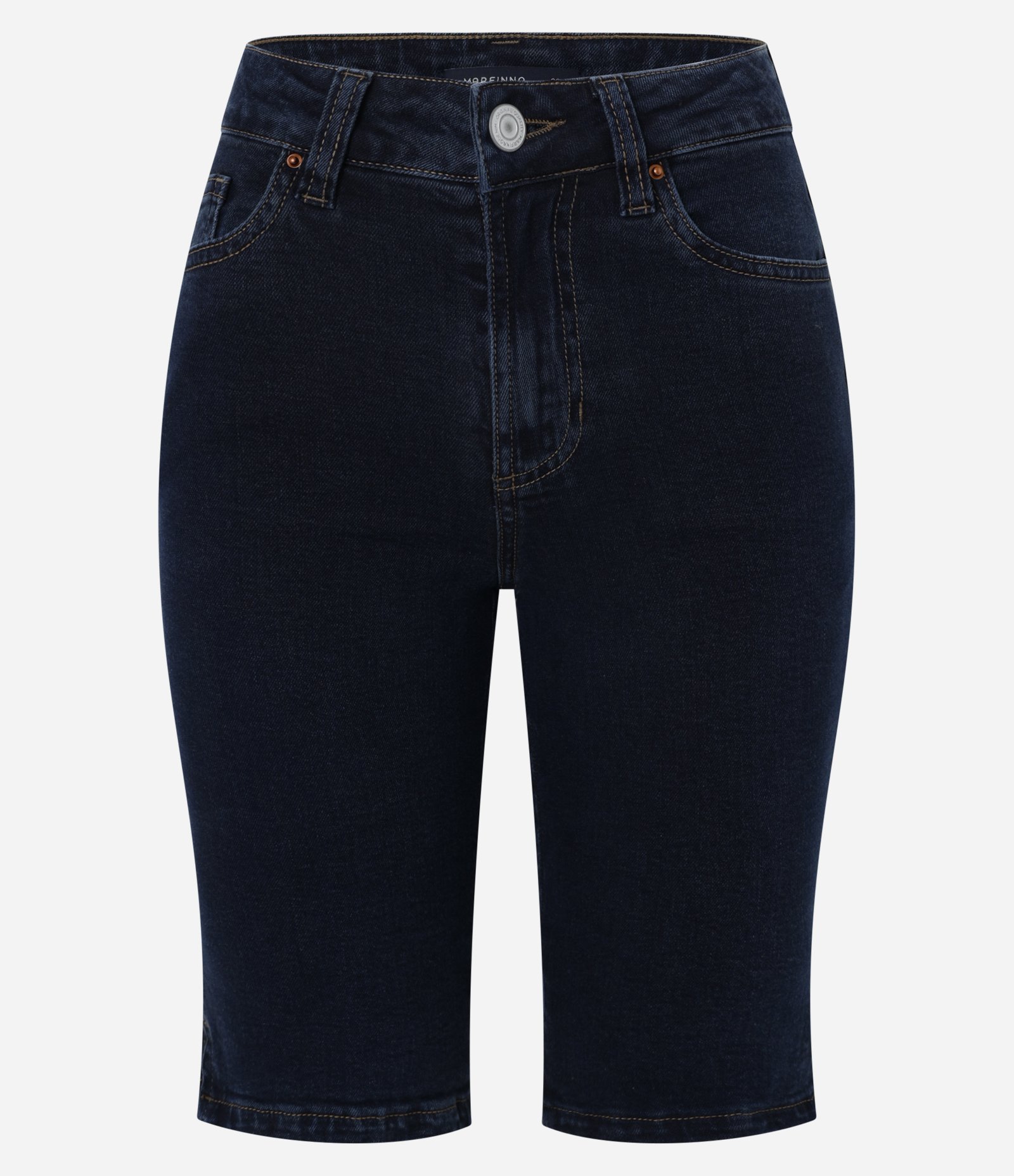 Bermuda New Ciclista em Jeans Azul Escuro 5