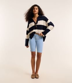 Bermuda New Ciclista em Jeans