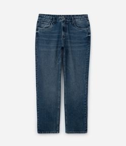 Calça Reta em Jeans