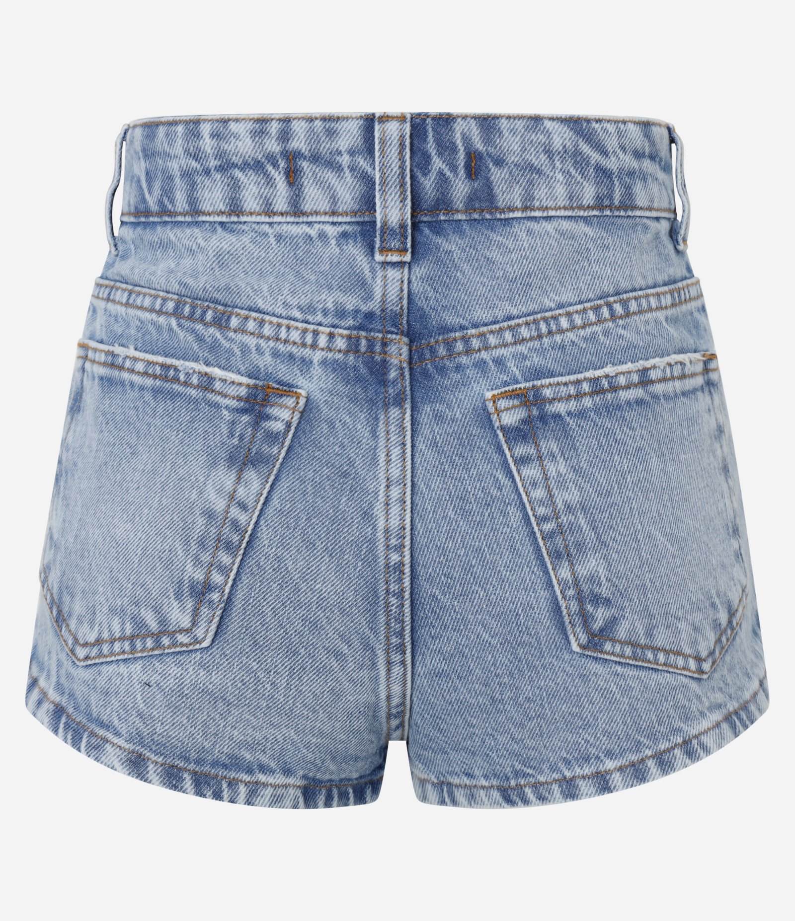 Short Hot Pants em Jeans com Cintura Alta Azul 5