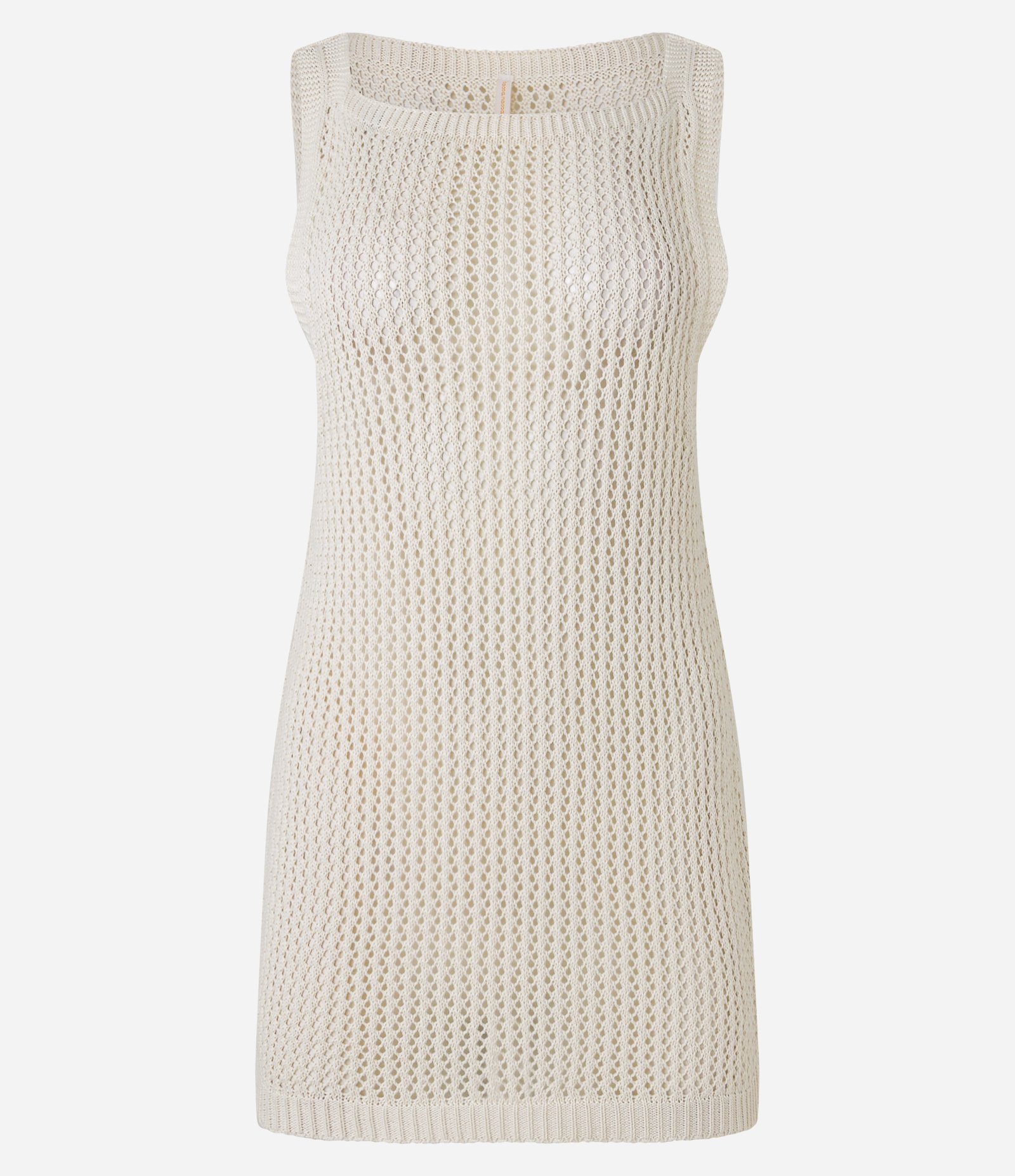 Saída de Praia Bata em Crochê Bege 5