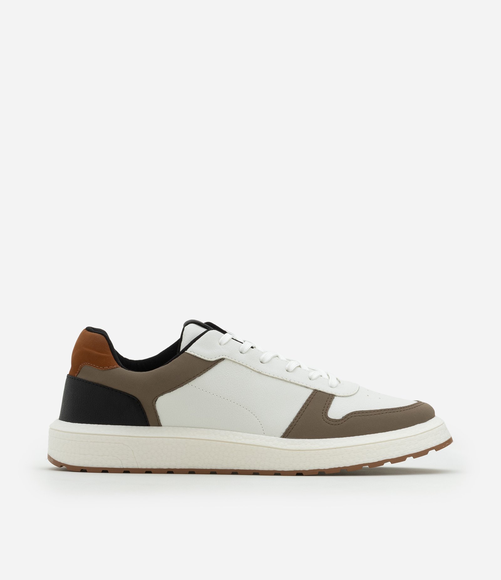 Tênis em Material Sintético com Recortes Contrastantes Off White 1