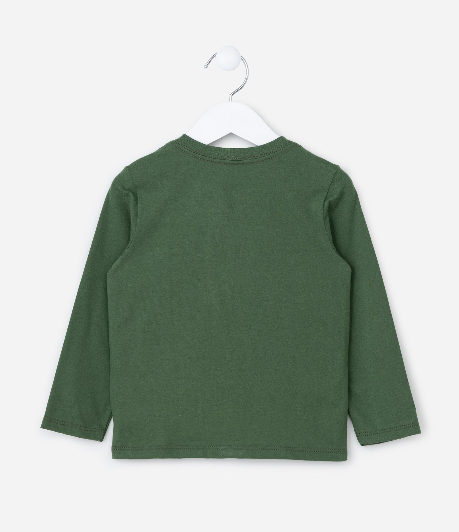 Camiseta Infantil com Estampa de Jacarézinho - Tam 1 a 6 Anos Verde 2