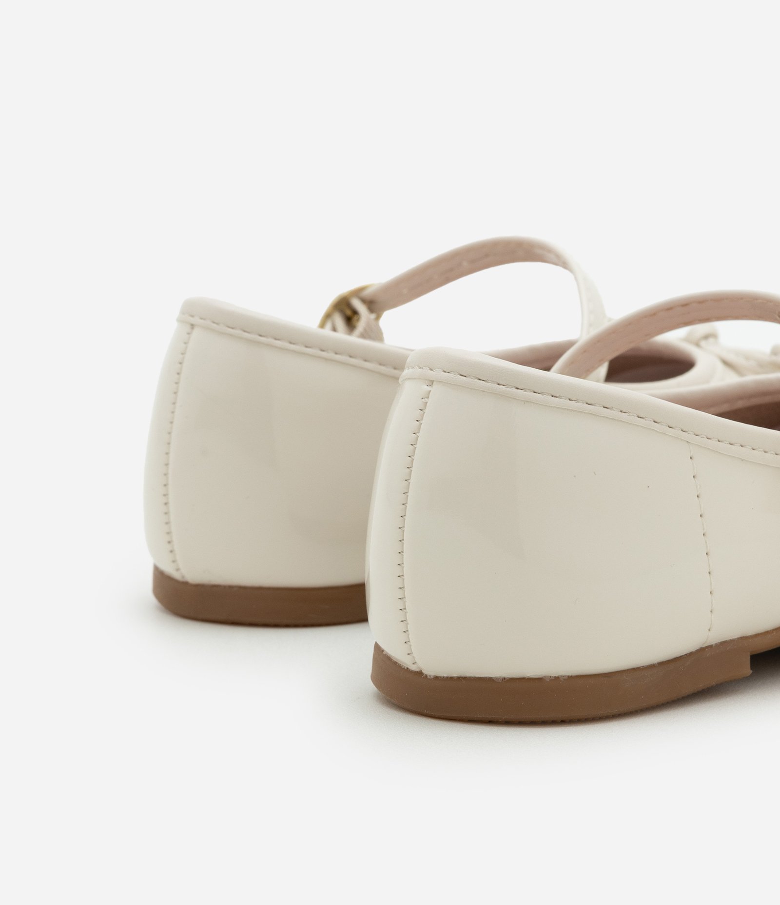 Sapatilha Infantil com Laço Aplicado Molekinha - Tam 20 ao 25 Off White 2