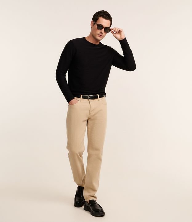 Camiseta com Textura Canelada