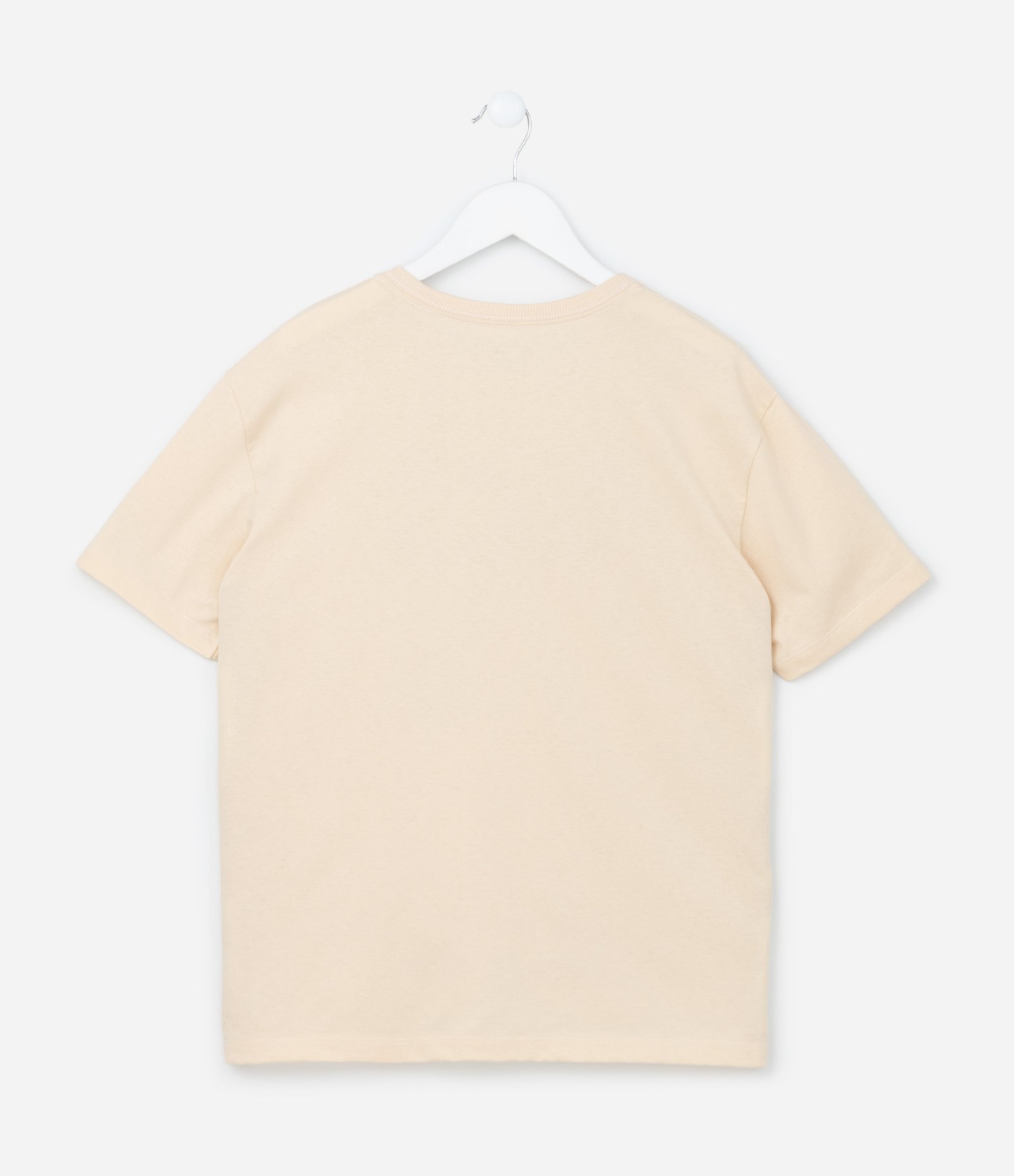 Camiseta Infantil com Estampa Capivara Radical - Tam 5 a 14 Anos Bege 2