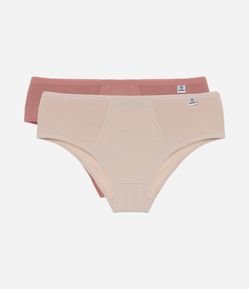 Kit 02 Calcinhas Altas em Algodão DelRio