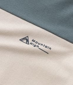 Camiseta Infantil em Malha Piquet com Blocos de Cores - Tam 5 a 10 anos