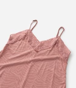 Camisola em Microfibra com Estampa Zebrinha DelRio