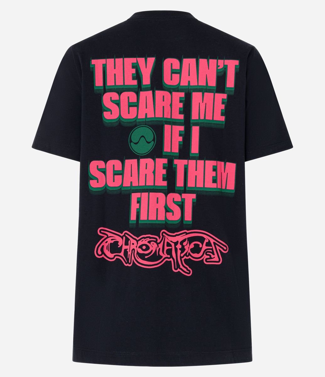 Lady Gaga Roses Tシャツ Camiseta em Algodão com Estampa Lady Gaga Frente e Costas Preto