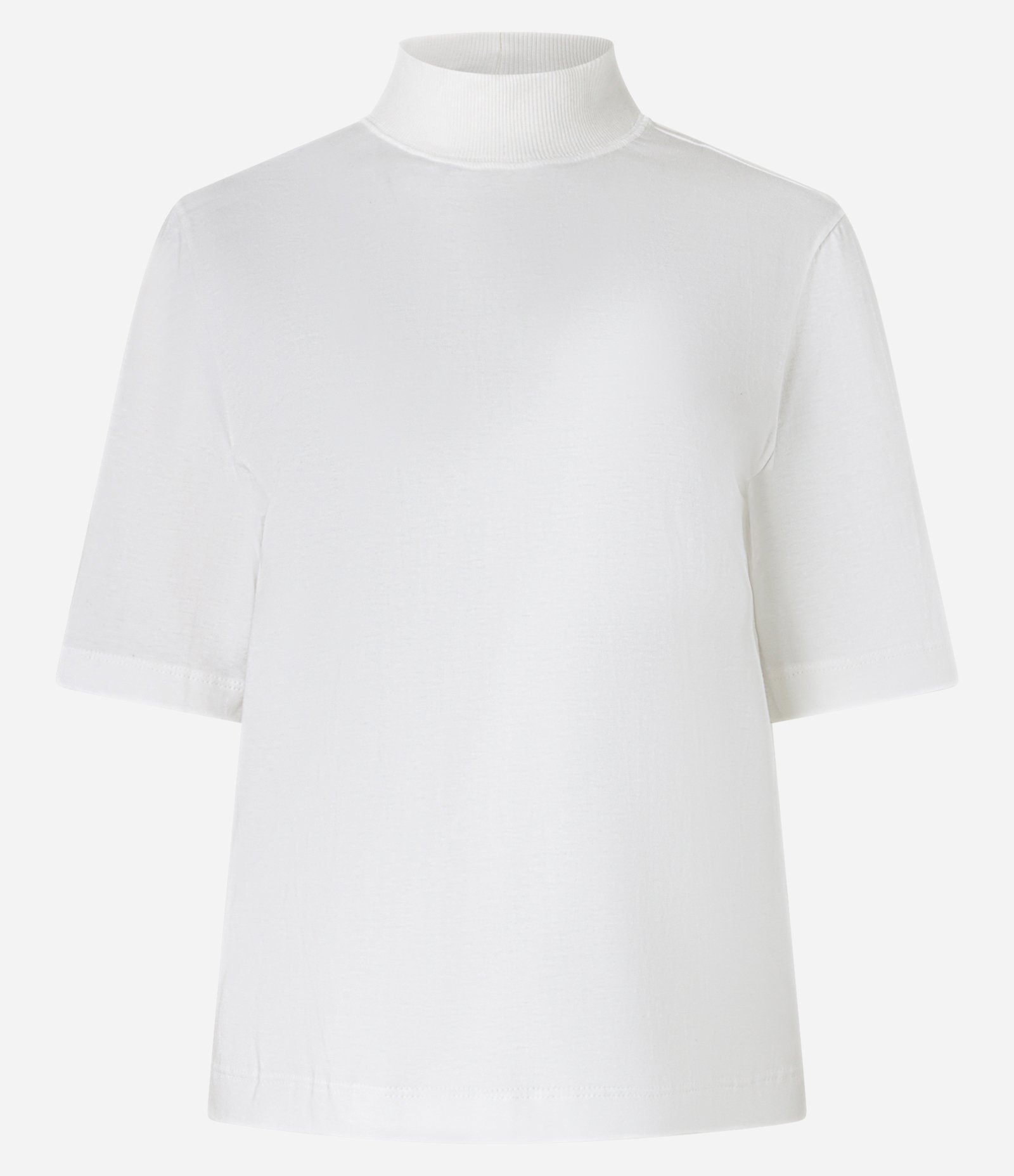 Camiseta em Algodão com Golinha Branco 4