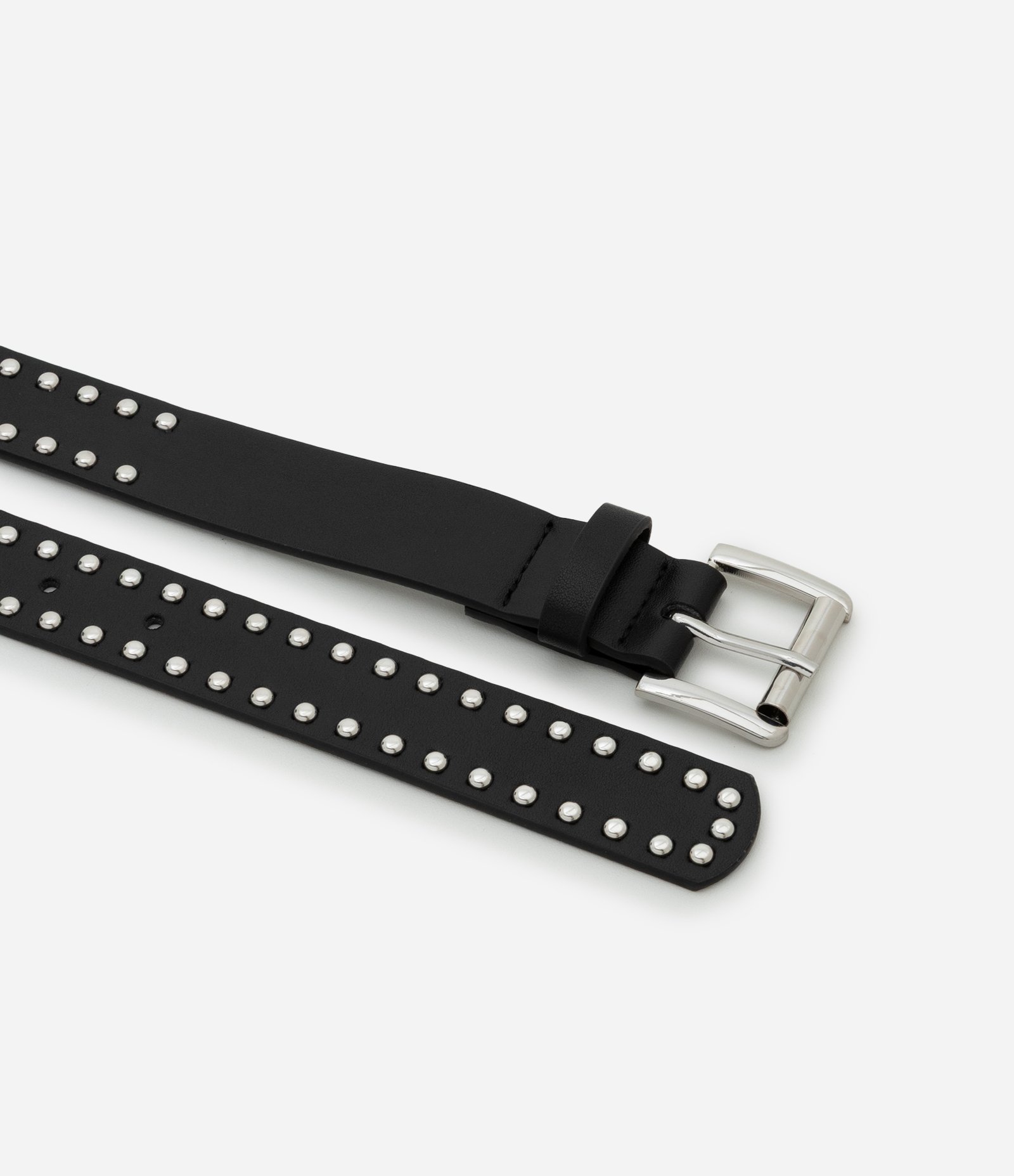 Cinto Médio com Tachas Aplicadas Curve & Plus Size Preto 2