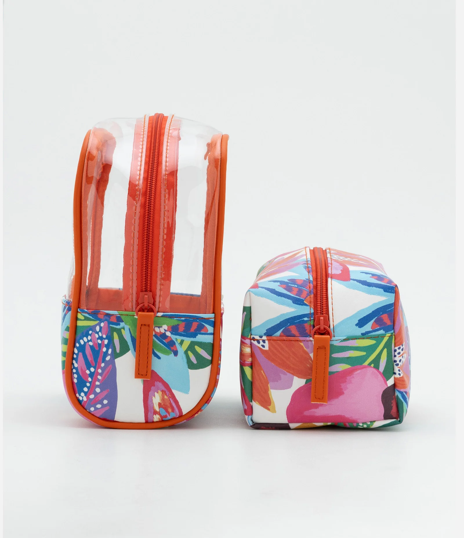 Kit 03 Nécessaires Retangulares Tropical Multicores 2