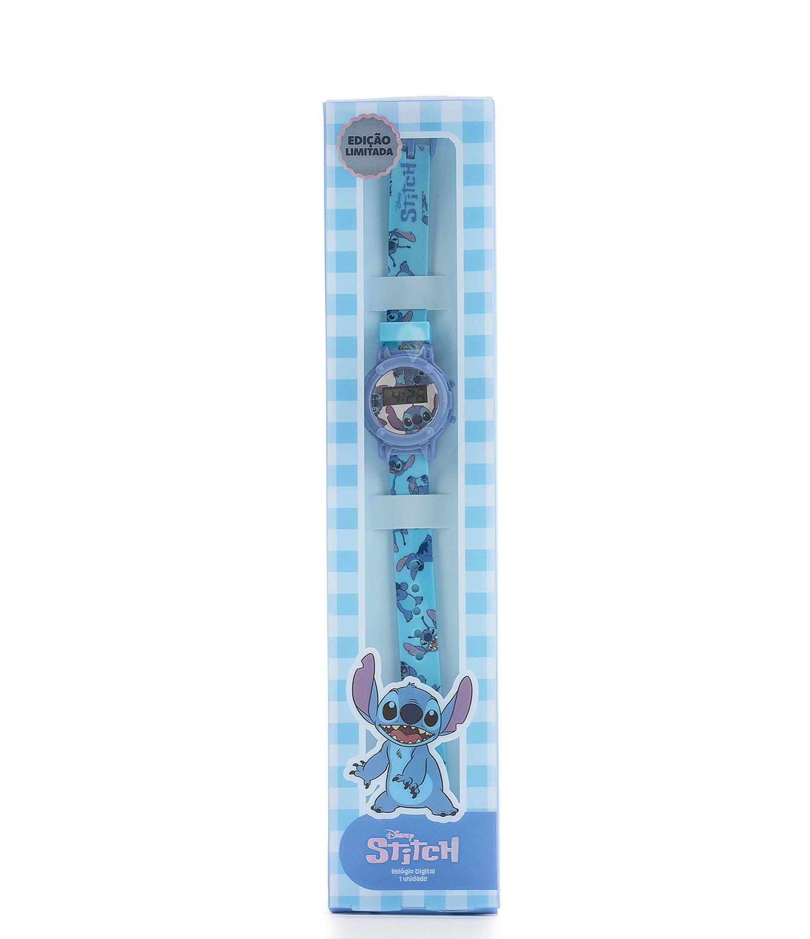 Relógio Digital Stitch Azul 1