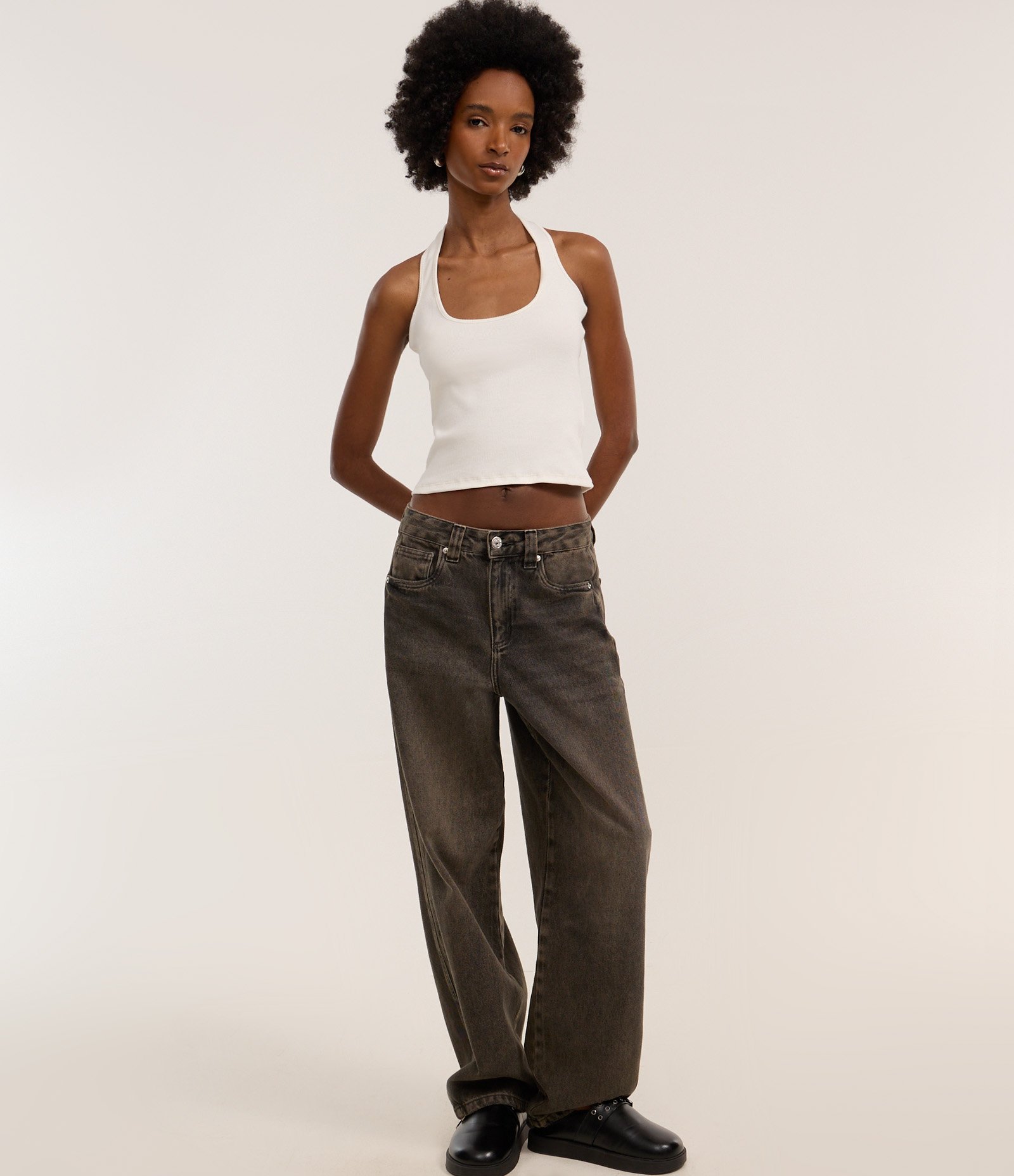 Blusa em Algodão Frente Única Branco 2