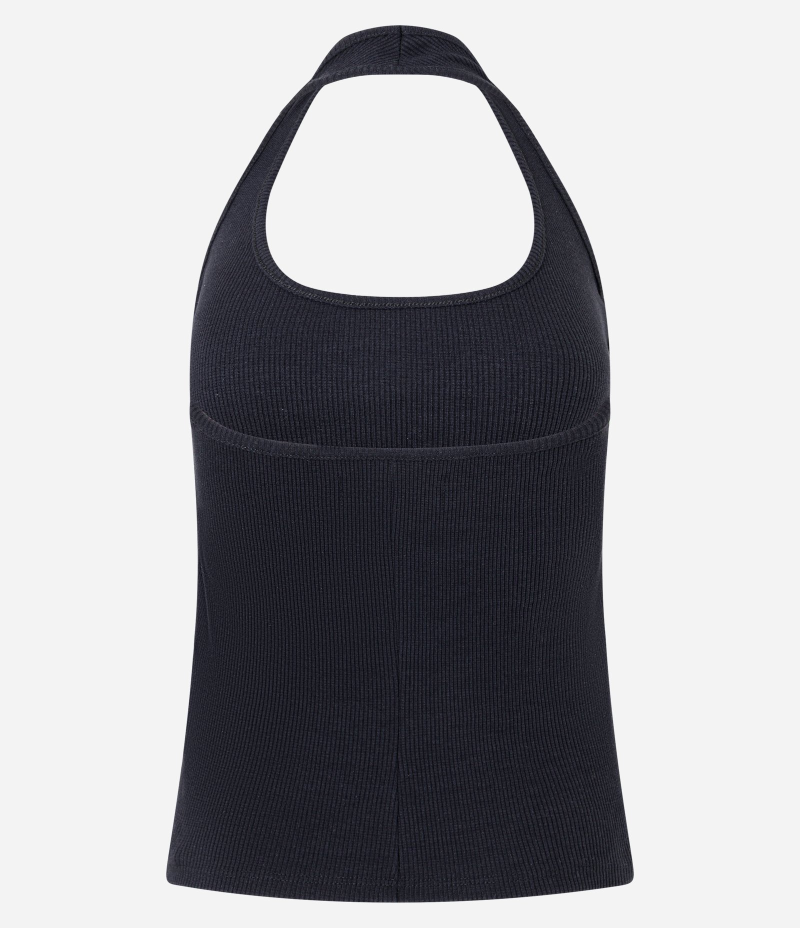 Blusa em Algodão Frente Única e com Leve Textura Preto 5