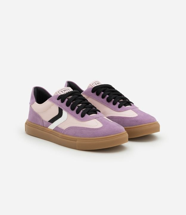 Cor: Roxo/Rosa | Tamanho: 34