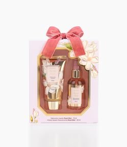 Kit Laço Rosé Mist com Sabonte Liquido Corporal  + Body Splash  Mães Alchemia 