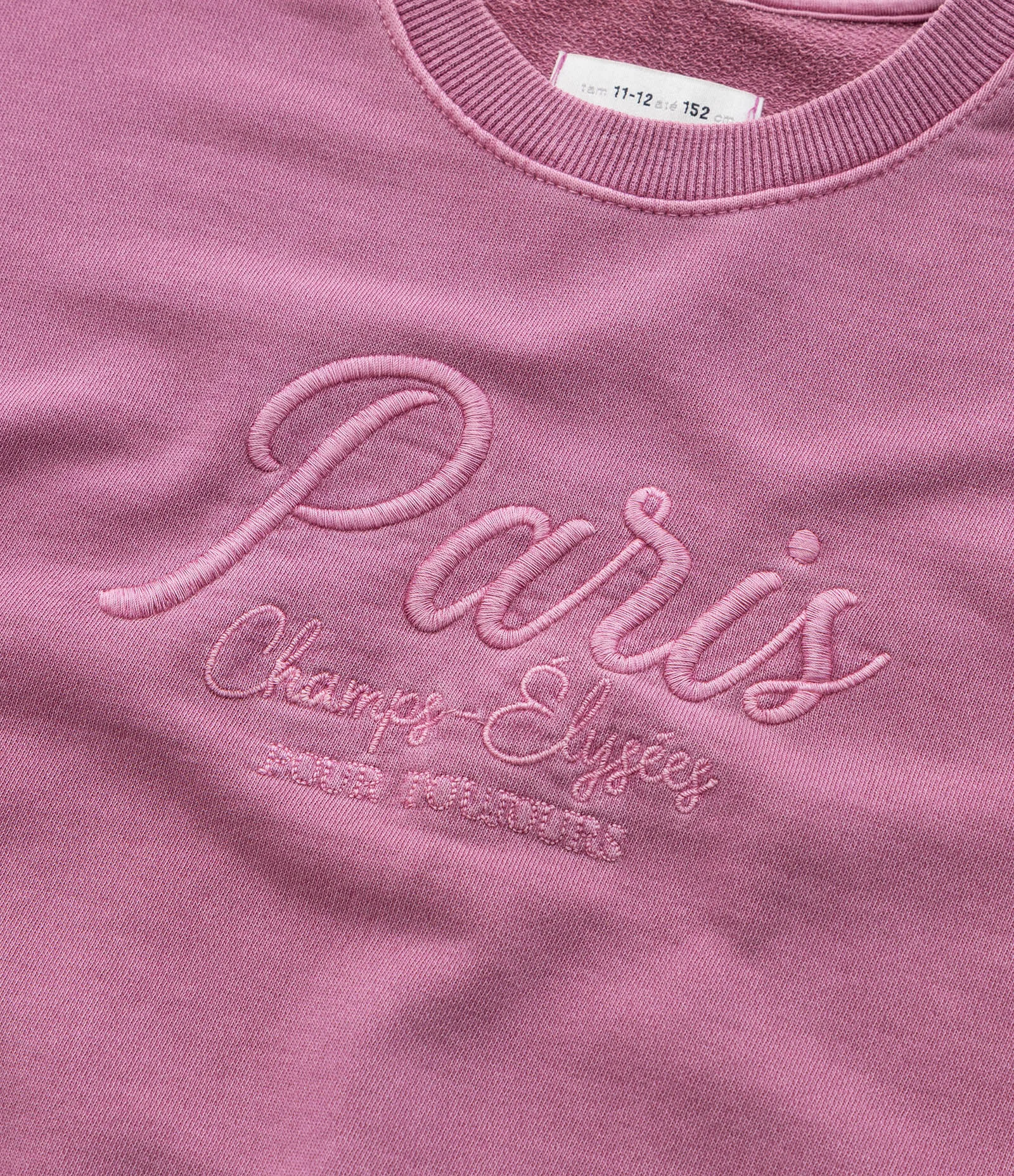 Casaco Infantil com Bordado Paris - Tam 5 a 14 Anos Rosa 6