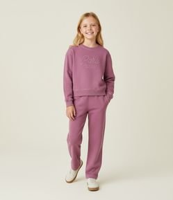 Casaco Infantil com Bordado Paris - Tam 5 a 14 Anos