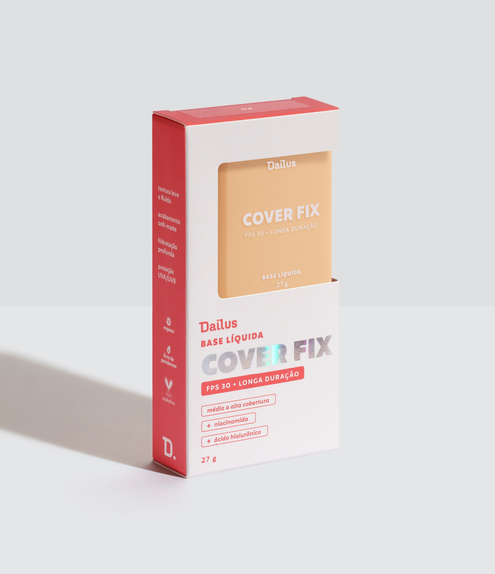 Base Líquida Dailus Cover Fix FPS30 Dailus D3 1