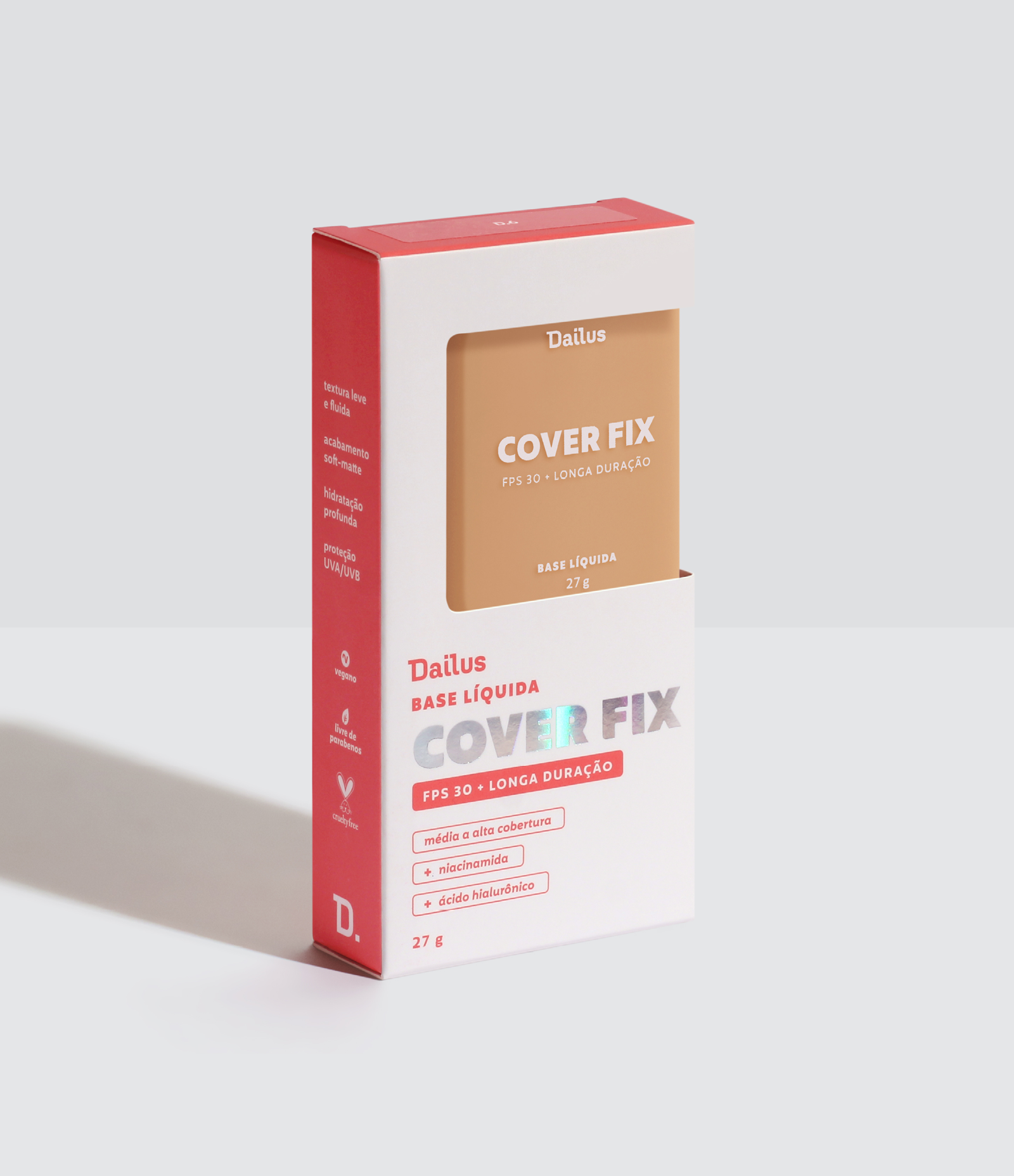 Base Líquida Dailus Cover Fix FPS30 Dailus D6 1