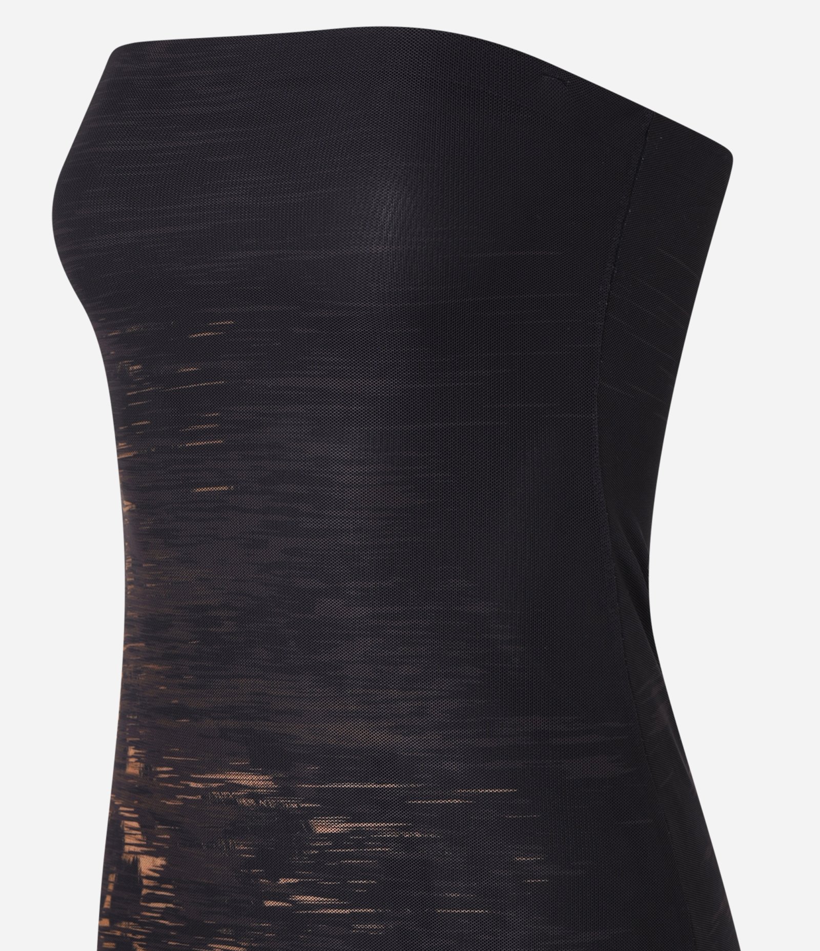 Vestido New Midi em Tule com Decote Tomara Que Caia Preto 6