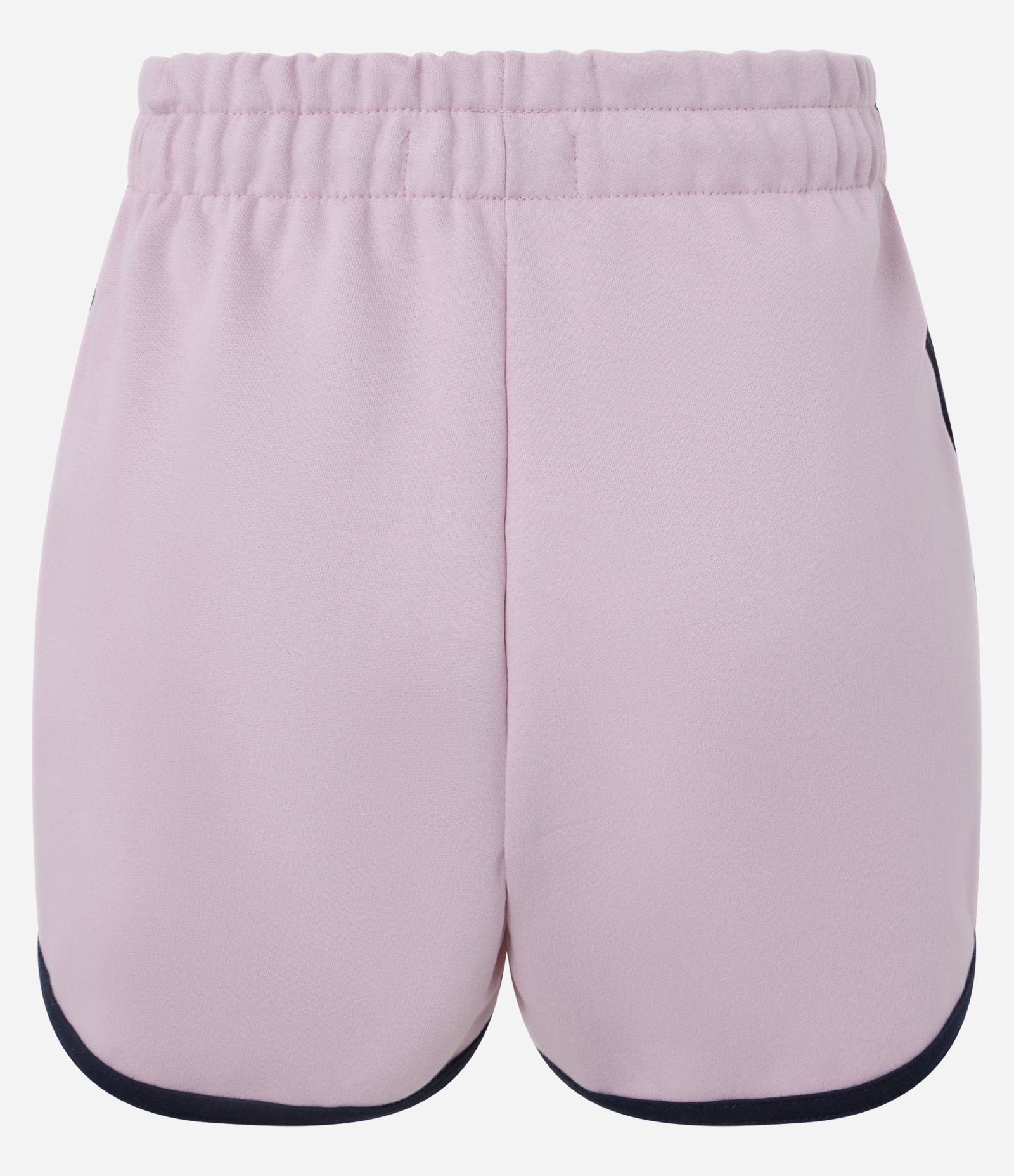 Short Curto em Moletom com Forro Fleece e Cós com Amarração Rosa 7