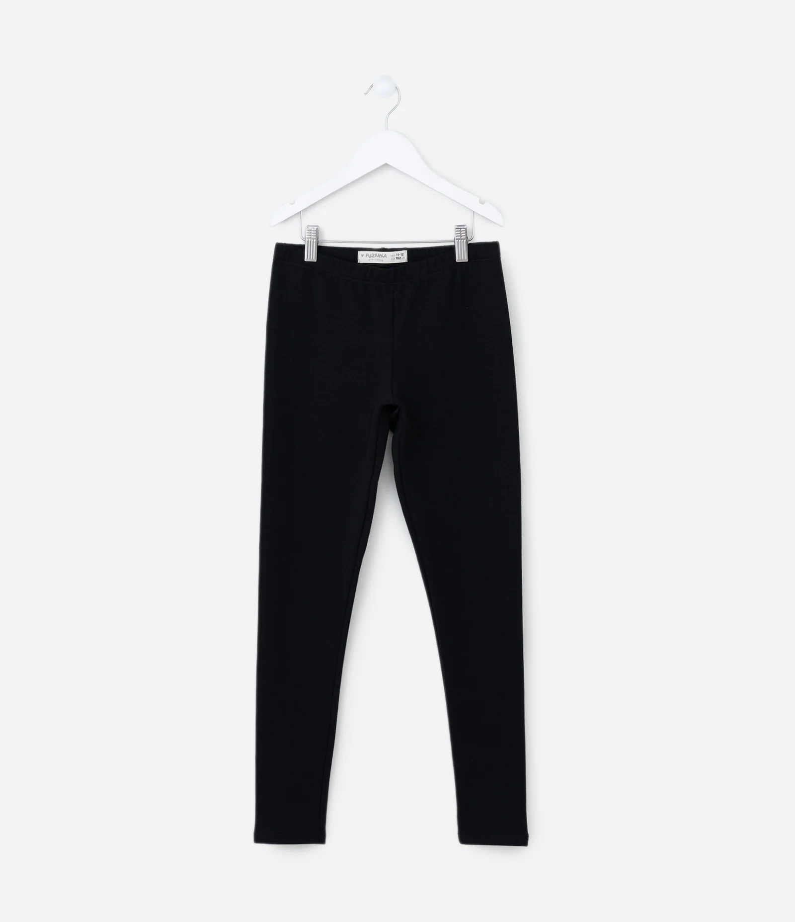 Calça Legging Infantil Básica Quentinha - Tam 5 a 14 Anos Preto 1