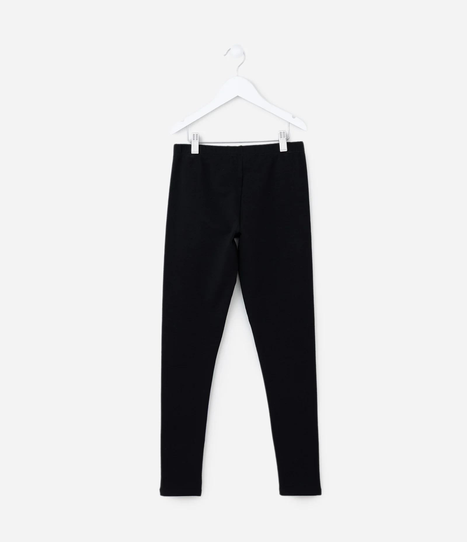 Calça Legging Infantil Básica Quentinha - Tam 5 a 14 Anos Preto 2