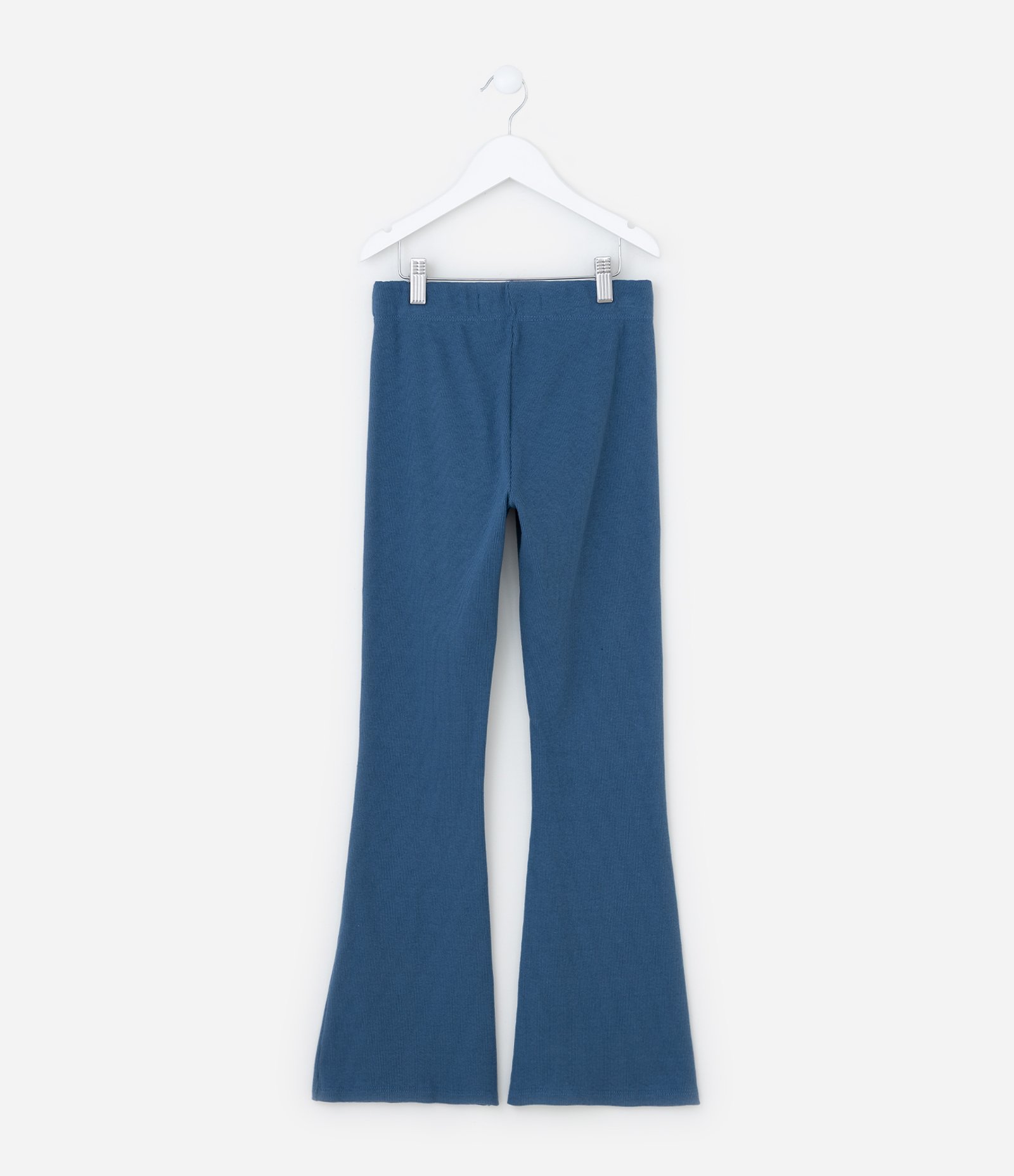 Calça Flare Infantil Básica em Ribana - Tam 5 a 14 anos Azul 2