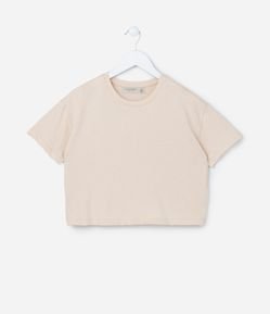 Camiseta Curta Infantil em Cotton Malhão - Tam 5 a 14 anos