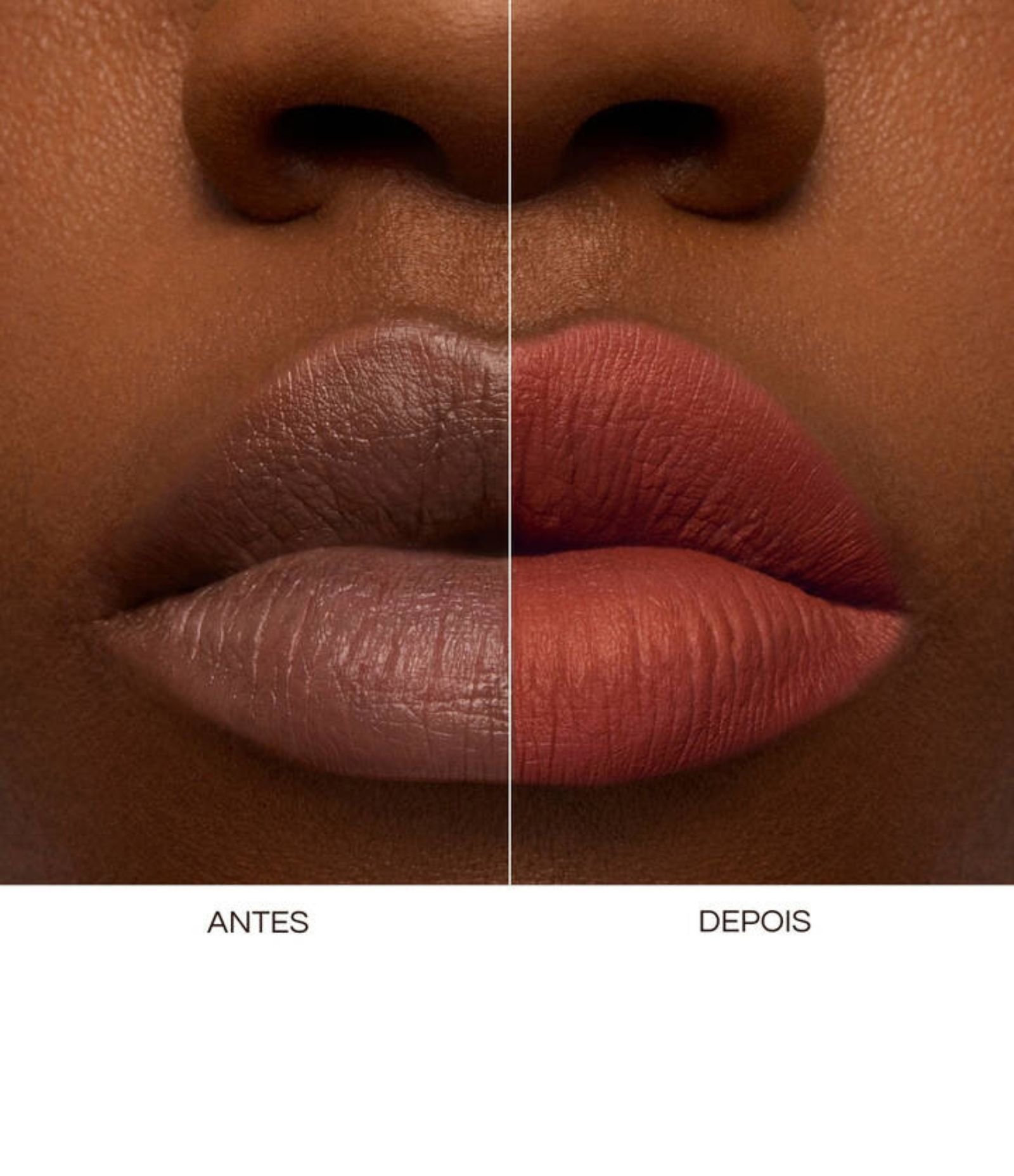 Batom Matte L’Absolu Rouge Drama 222 - Nude Frenergy 8