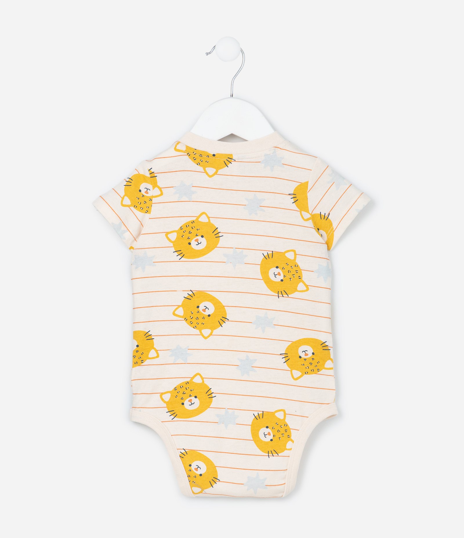 Conjunto Infantil em Moletom com Estampa de Tigre - Tam 0 a 18 Meses Azul 11