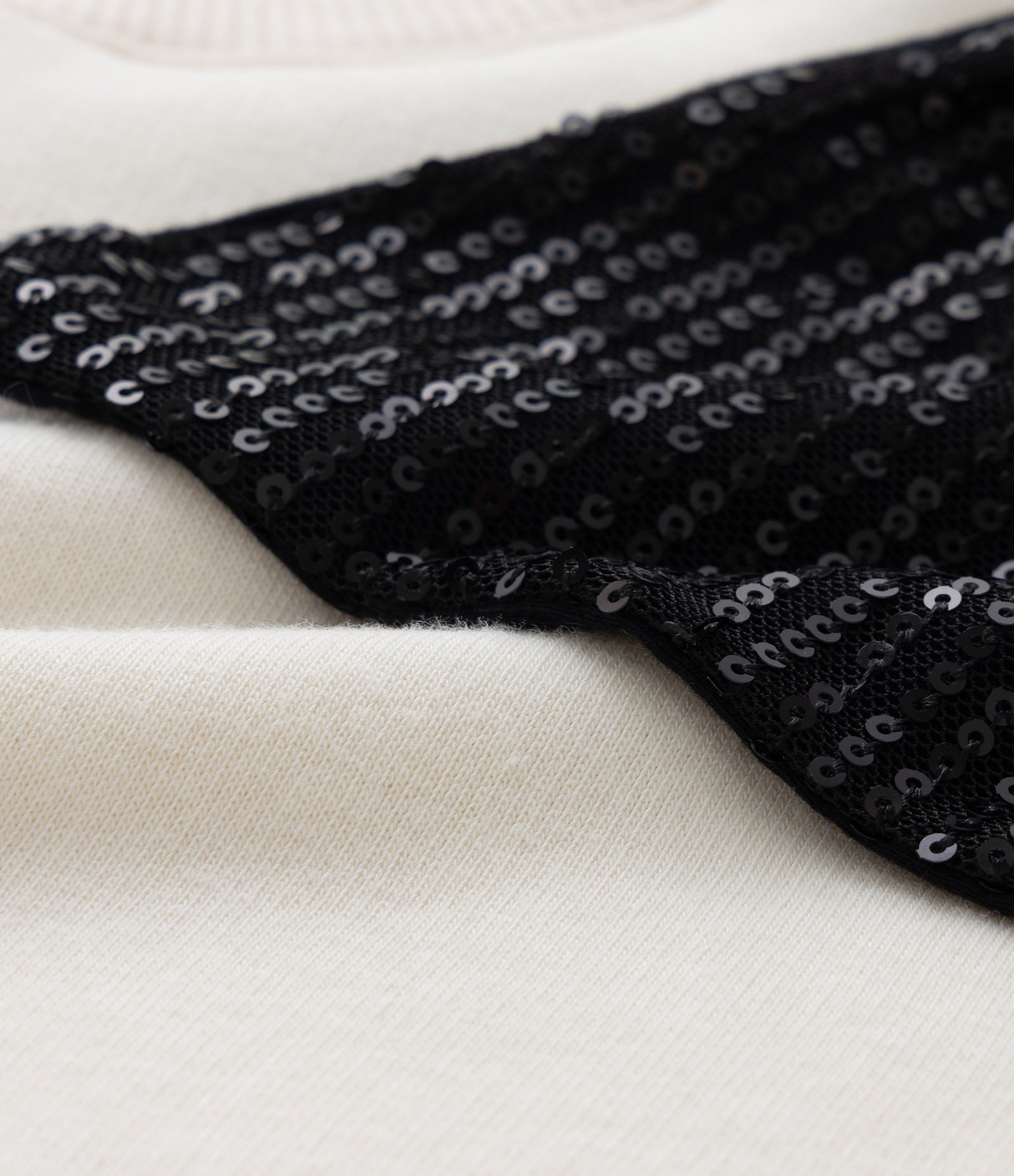 Casaco Infantil com Laço em Paetês no Ombro - Tam  5 a 14 Anos Off White 3