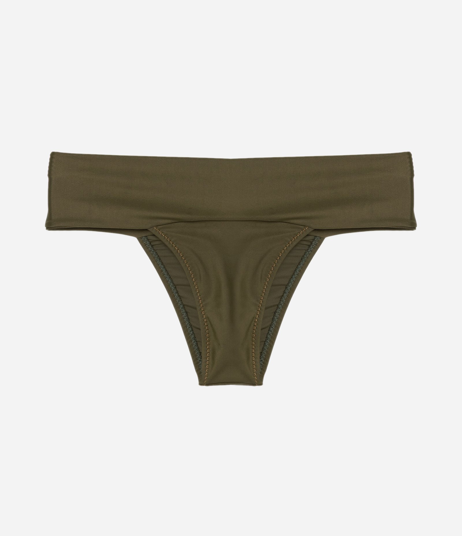 Biquíni Calcinha em Microfibra com Pala Larga e Pesponto Contrastante 6