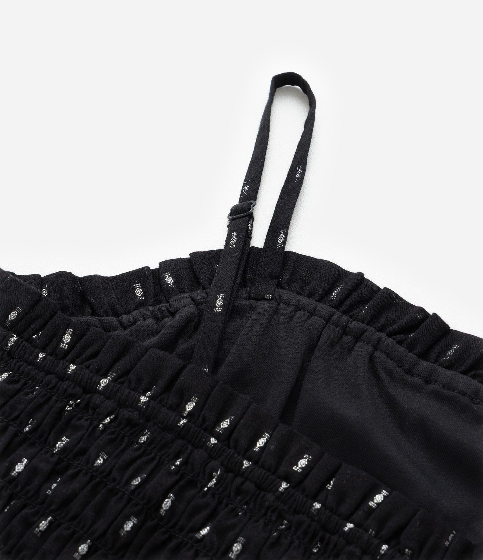 Vestido Infantil Reto de Alcinha Estampado - Tam 5 a 14 Anos Preto 6