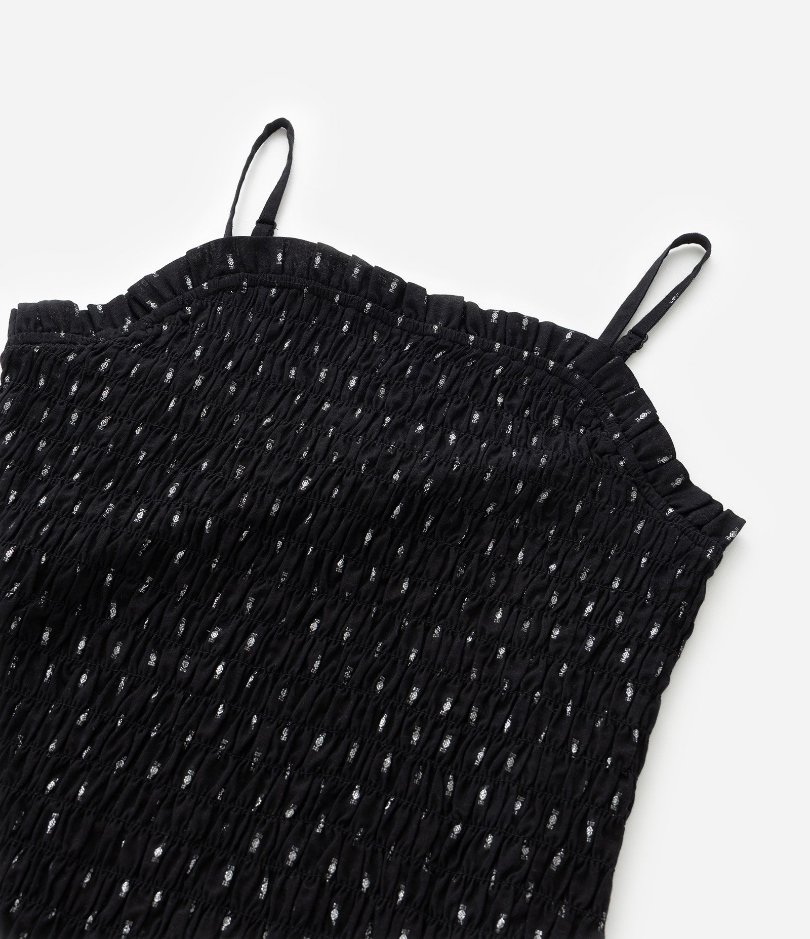 Vestido Infantil Reto de Alcinha Estampado - Tam 5 a 14 Anos Preto 7