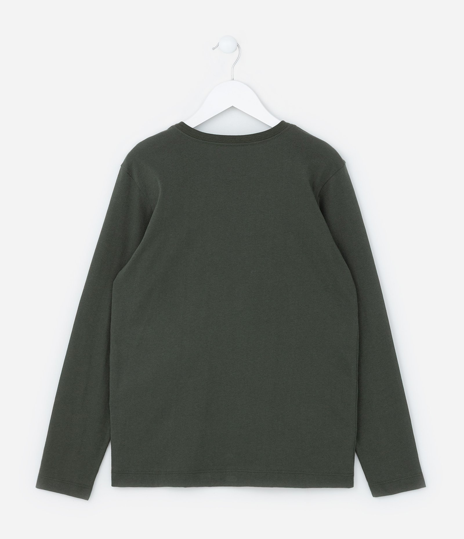 Camiseta Infantil com Estampa Paisagem - Tam 5 a 10 Anos Verde 2