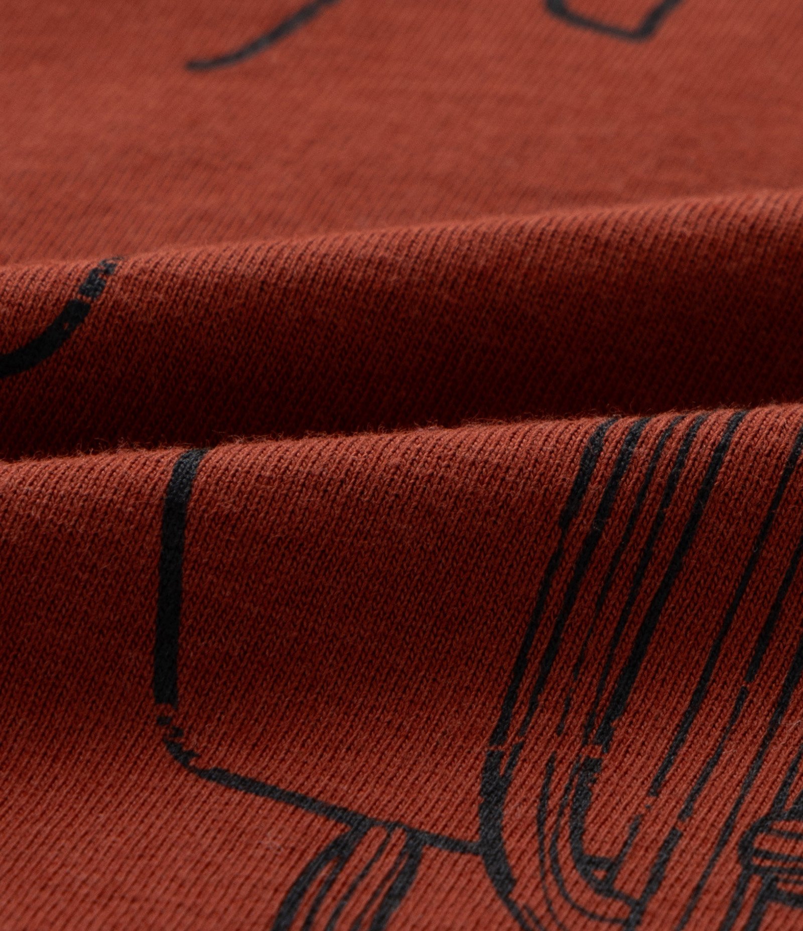 Camiseta Infantil com Estampa Paisagem de Cactos - Tam 5 a 14 Anos Vermelho 3