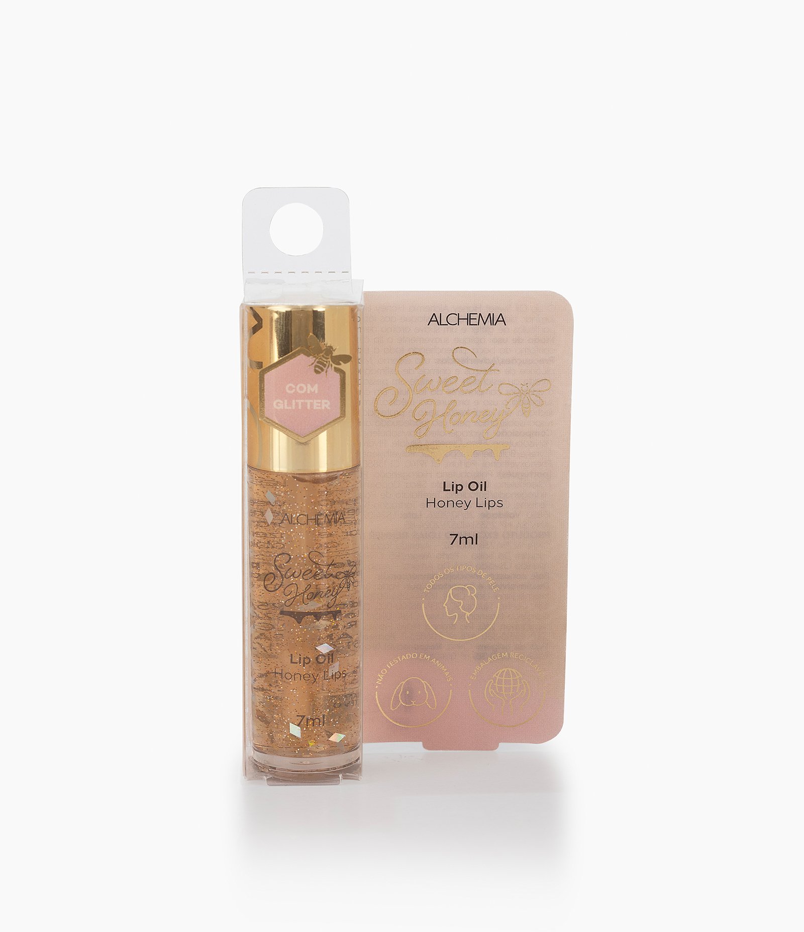 Lip Oil Honey Lips Mel Alchemia Ed. Limitada Mel 3