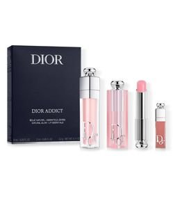 Kit Dior Addict Lip Gloss - Gloss Pink + Gloss Maximixer Pink + Mini Gloss Rose Nude