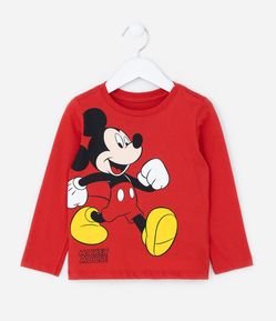 Camiseta Infantil com Estampa do Mickey - Tam 1 a 6 Anos