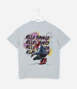 Camiseta Infantil com Estampa Frente e Costas Homem-Aranha - Tam 5 a 14 Anos