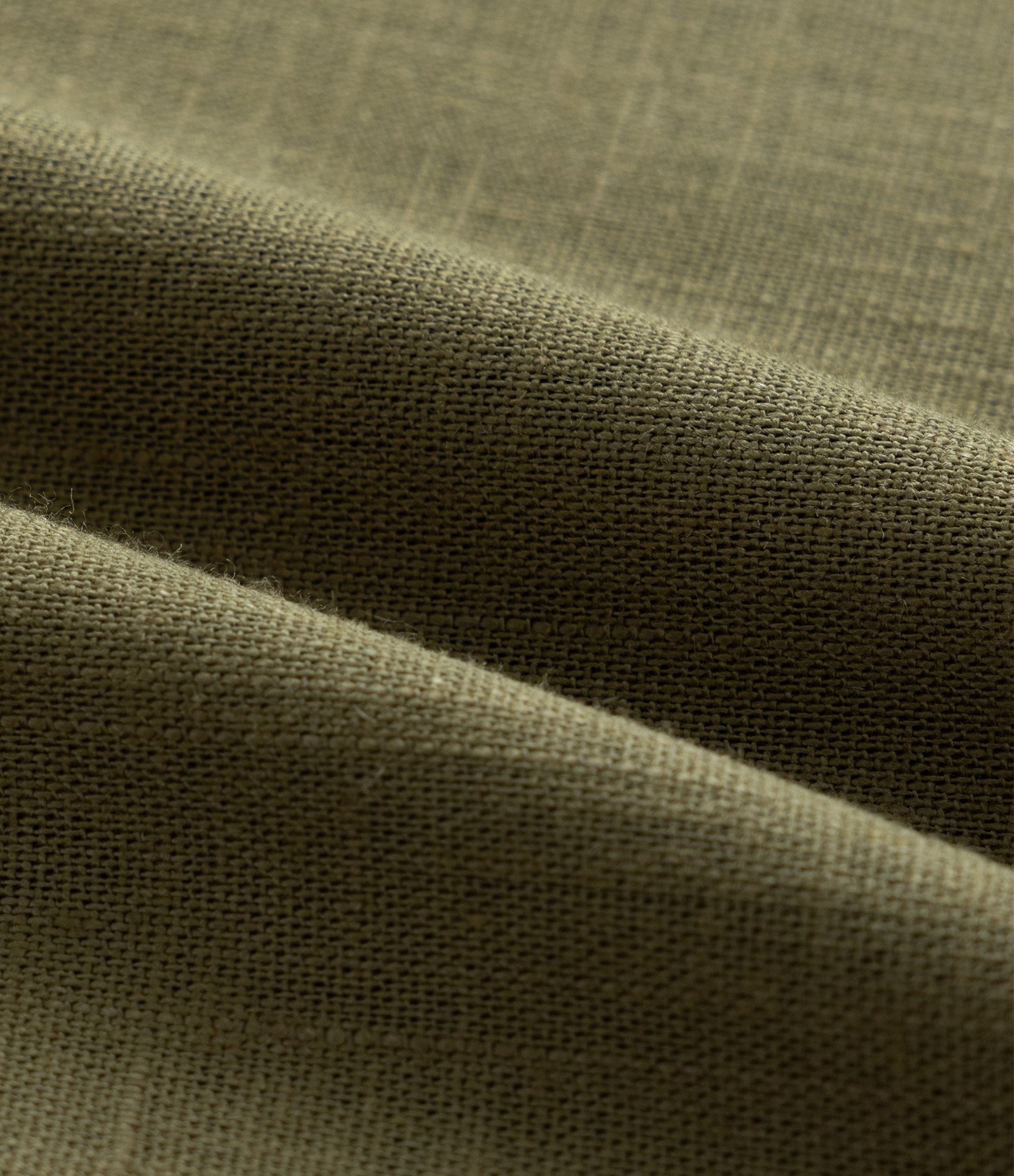 Camisa em Viscose e Linho com Gola Padre Curve & Plus Size Verde 6