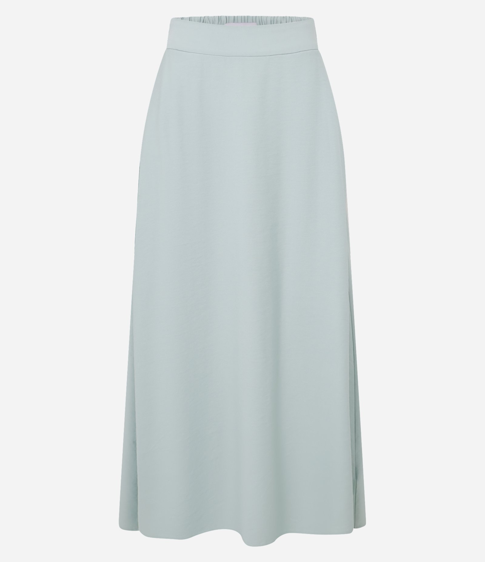 Saia Long Midi em Viscose com Bolsos e Pregas Verde 6