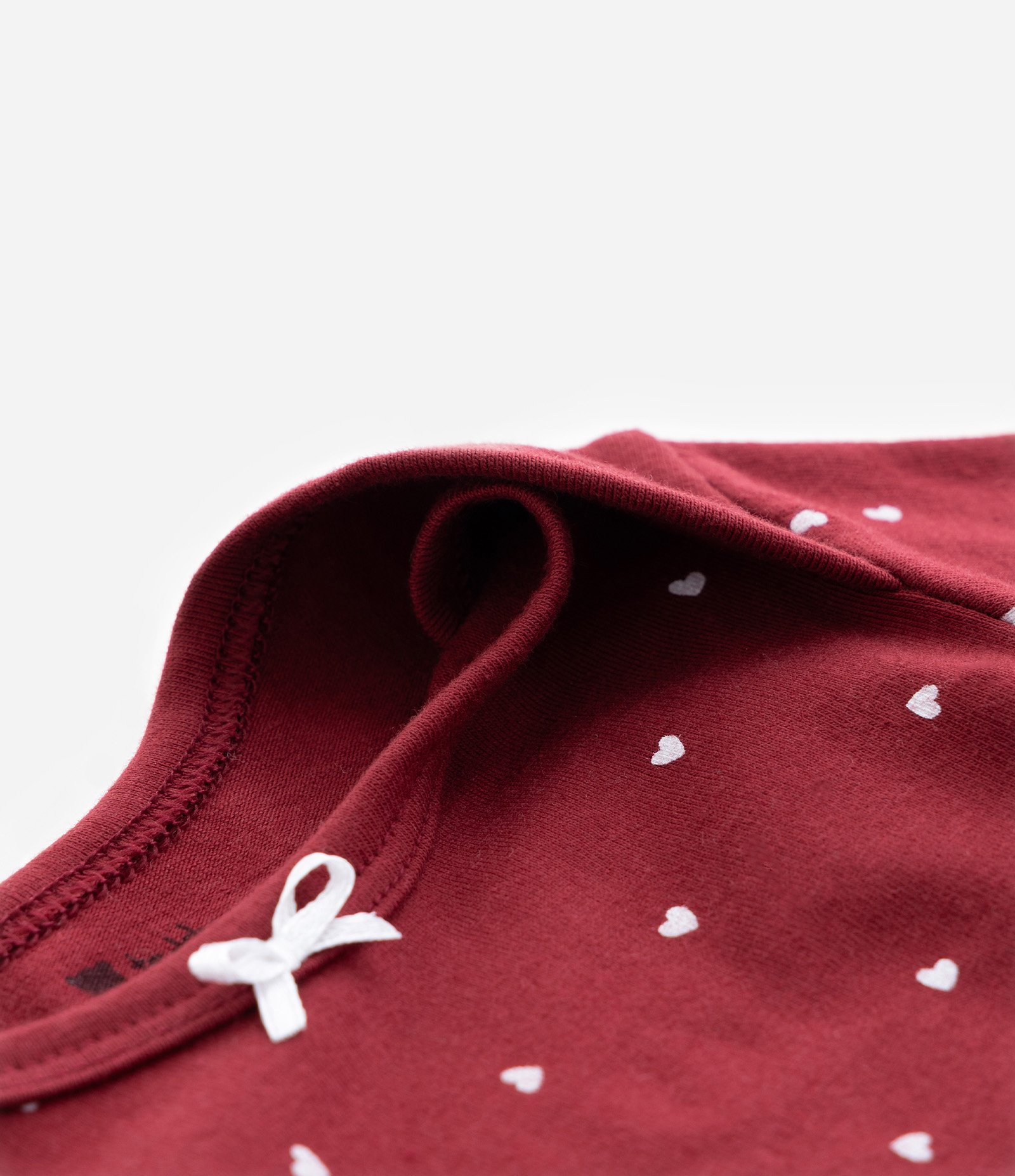 Body Infantil com Estampa de Mini Corações - Tam 0 a 18 meses Vermelho 4