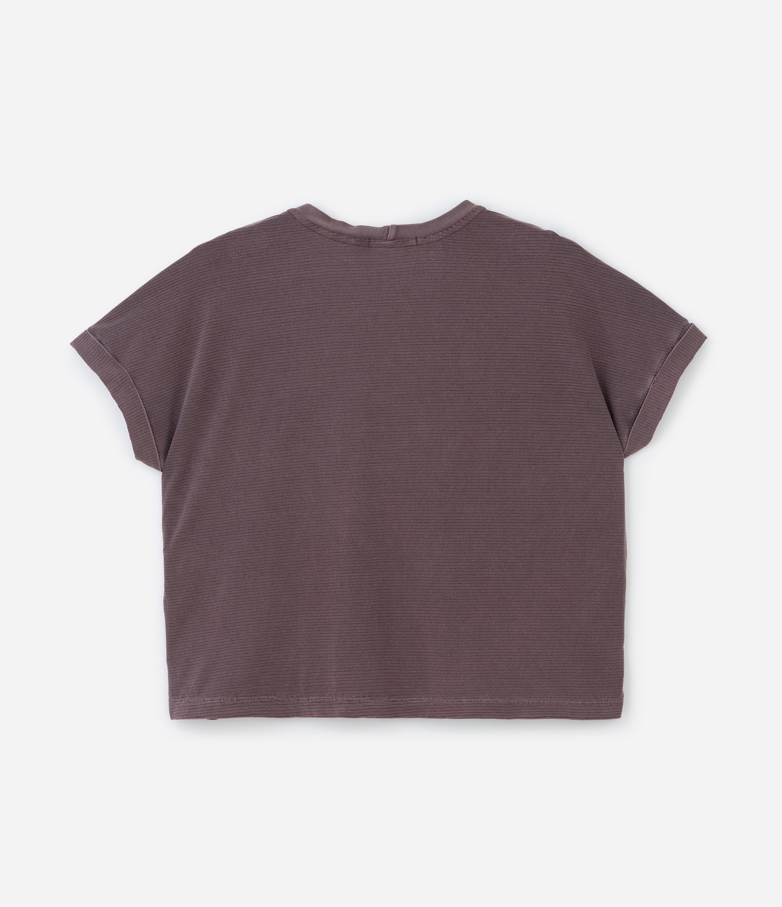 Blusa com Efeito Fio Tinto e Manga Dobrada Curve & Plus Size Marrom 4