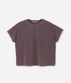 Blusa com Efeito Fio Tinto e Manga Dobrada Curve & Plus Size